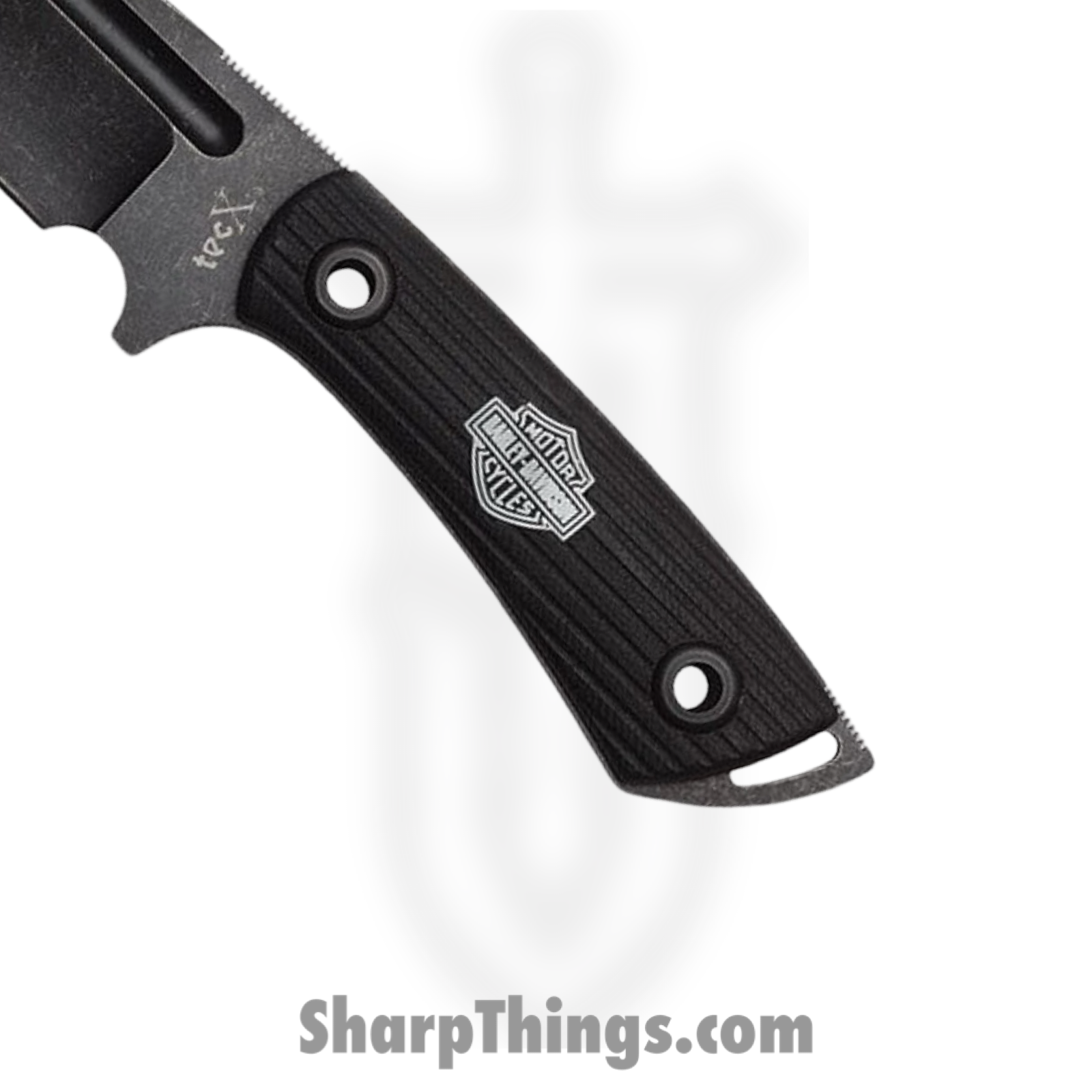 Case Cutlery - CA52164 - Harley Tec X - Fixed Blade Knife - 440 SS Coated Tanto - ABS - Black - Image 3