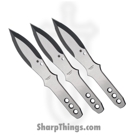 Spyderco – SCTK01SM – Spyderthrowers Small – Fixed Blade Knife – 8Cr13MoV – 8Cr13MoV – Silver