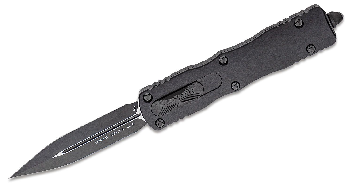 Microtech - Black Dirac D/E Dagger Auto Knife | Sharp Things OKC