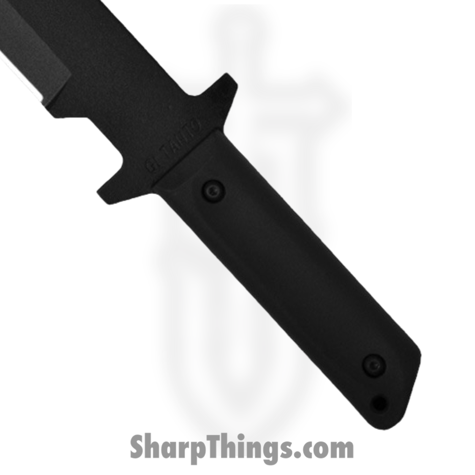 Cold Steel - CS80PGTK - G.I. Tanto - Fixed Blade Knife - 1055 HC Coated Tanto - Polypropylene - Black - Image 2