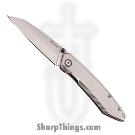 Ruike – RKEP831SF – P831-SF – Folding Knife – 14C28N Stonewash Reverse Tanto – 3Cr14N – Gray