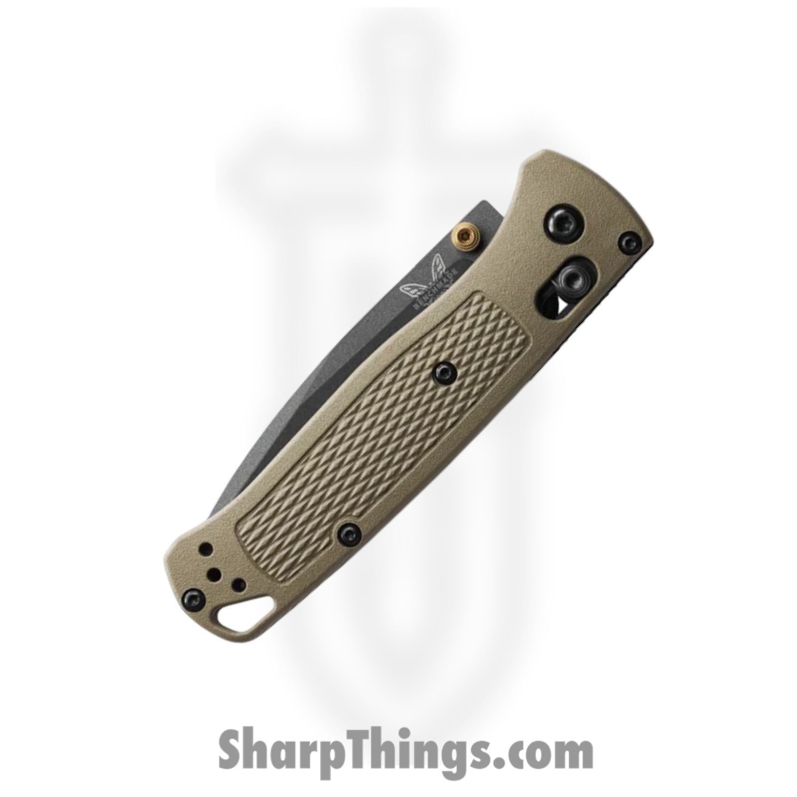 Benchmade - 535SGY-1 - Bugout - Folding Knife - CPM S30V Coated Drop Point - Grivory - Ranger Green - Image 3