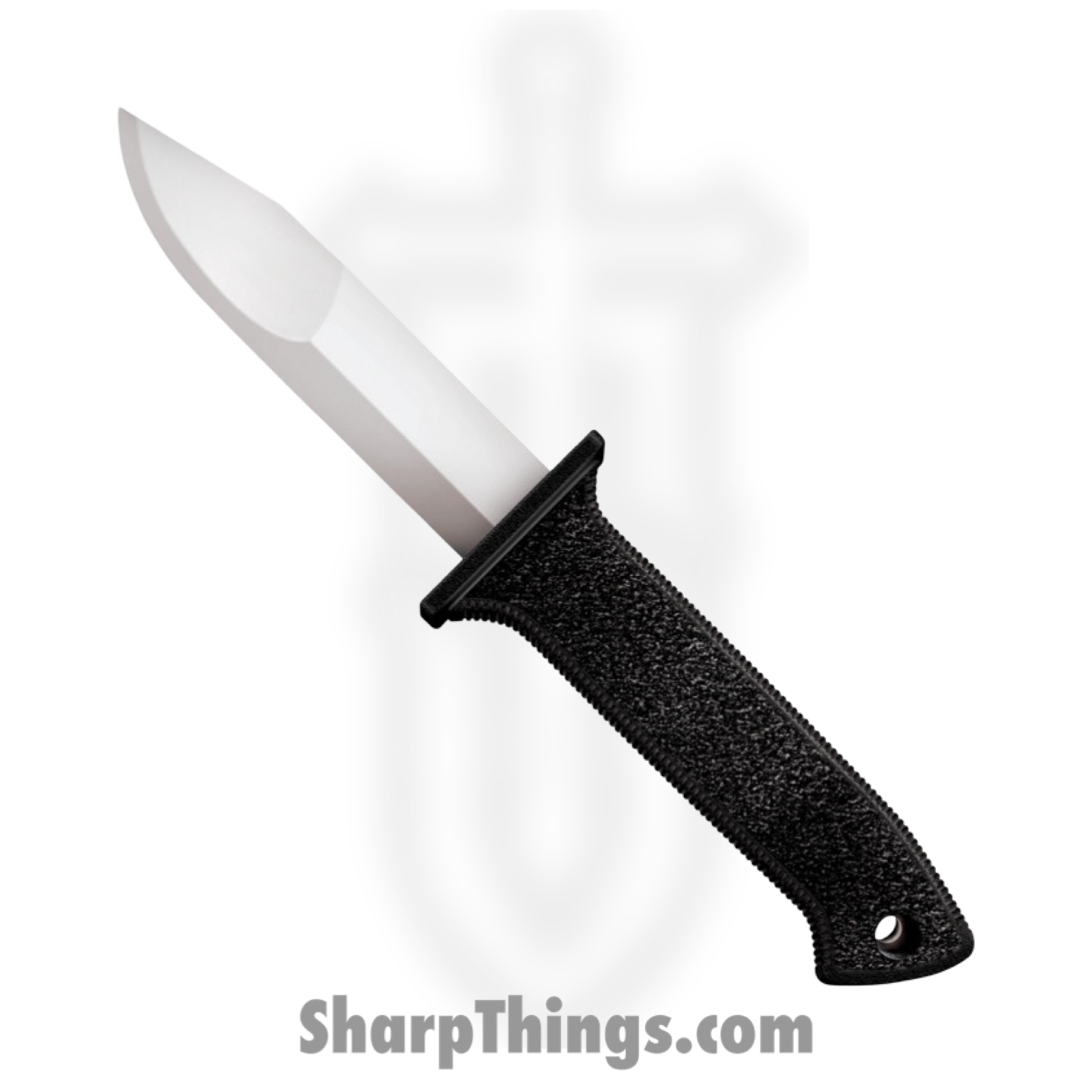 Cold Steel - CS20PBS - Peace Maker III - Fixed Blade Knife - 4116 SS Satin Clip Point - Polypropylene - Black