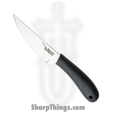 Cold Steel – CS20RBC – Roach Belly – Fixed Blade Knife – 4116 SS Satin Clip Point – Polypropylene – Black