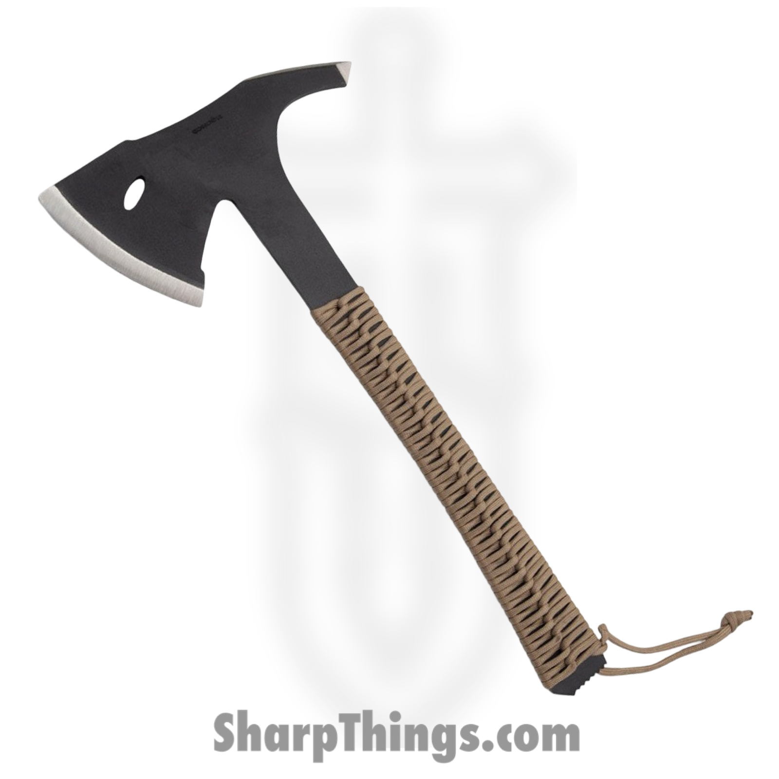 Condor Tool & Knife - CTK181036 - Sentinel Axe - 1075 HC Coated - Cord Wrapped - Desert Tan