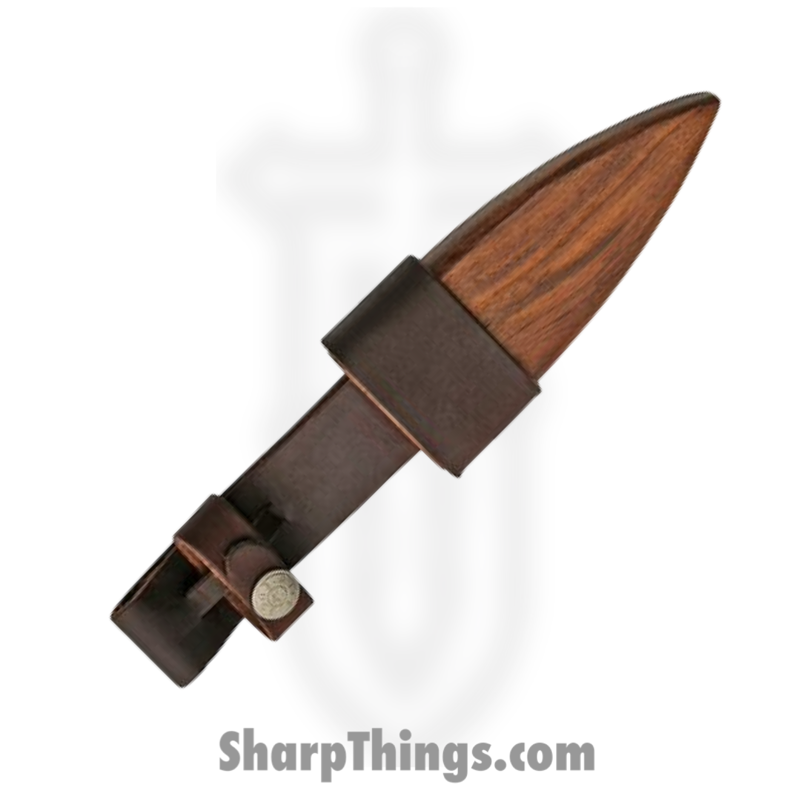 Damascus - DM1171 - Sgian Dubh Dagger - Fixed Blade Knife - Damascus - Rosewood - Brown - Image 4