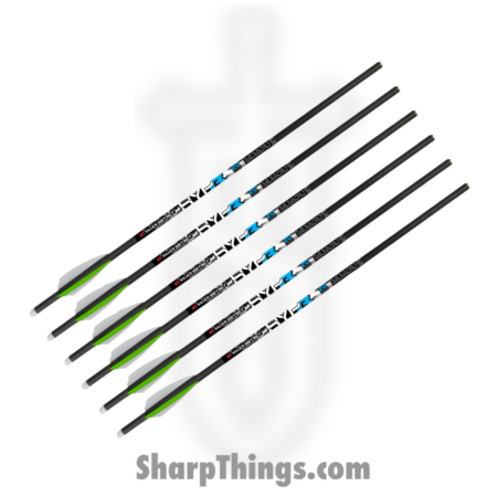 Killer Instinct – HYPR Lite 20 inch Crossbow Bolts 6 Pack – Carbon – Black