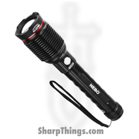 Nebo – NEB-FLT-0002 – Redline 6K LED Rechargeable Flashlight – Aluminum – Black