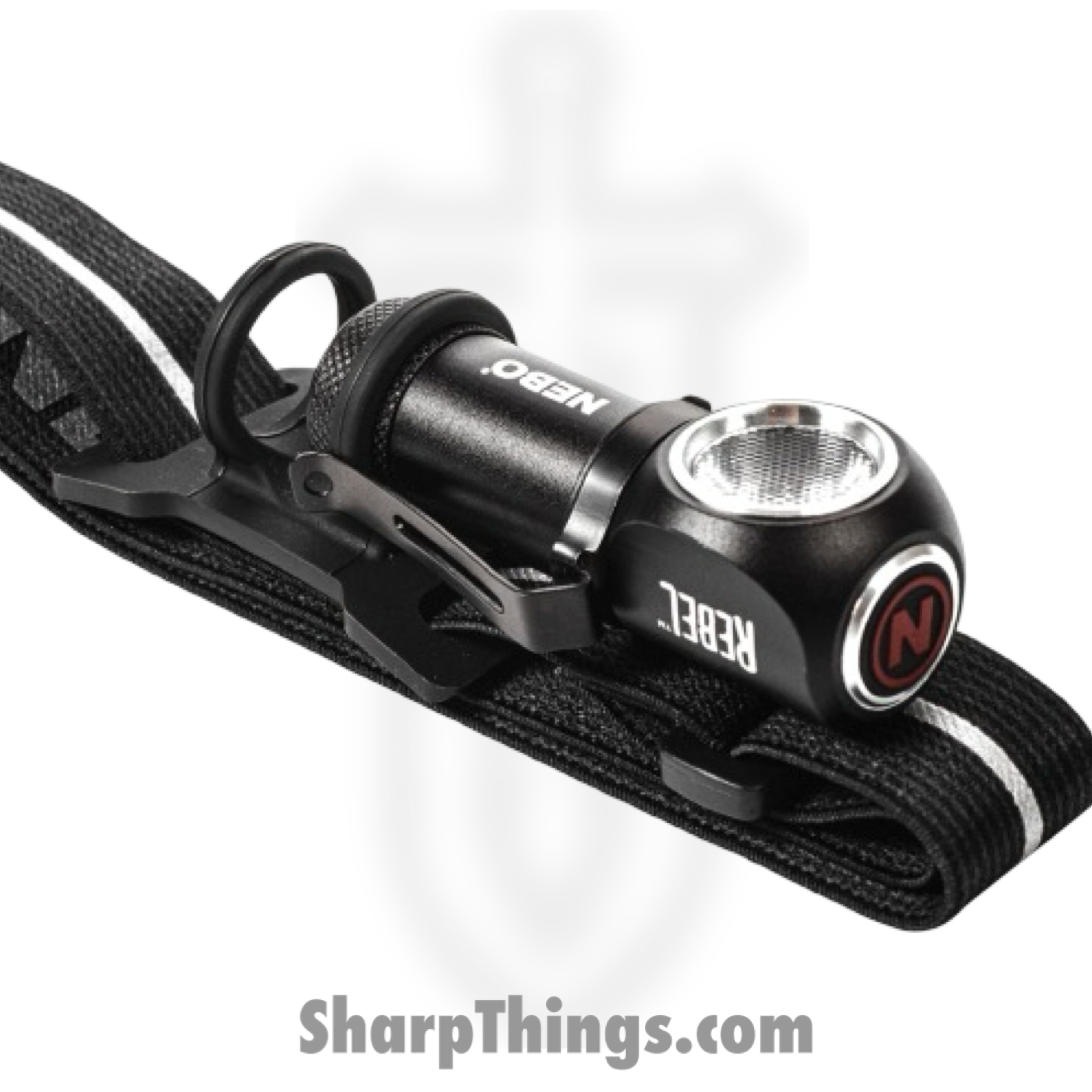 Nebo - NEB-HLP-0002 - Rebel LED Rechargeable Headlamp - Aluminum Nylon - Black - Image 2