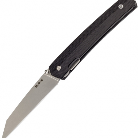 Ruike – RKEP865B – P865 Linerlock Folding Knife – 14C28N G10 – Black