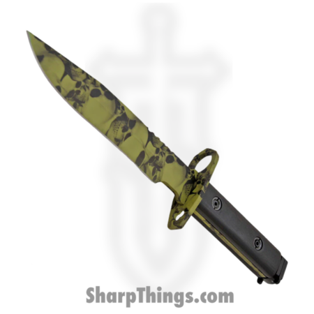 Shadow Ops – YF-01-GR – Undead AR-15 Bayonet – Fixed Blade Knife – Forged Steel Drop Point – ABS – Green