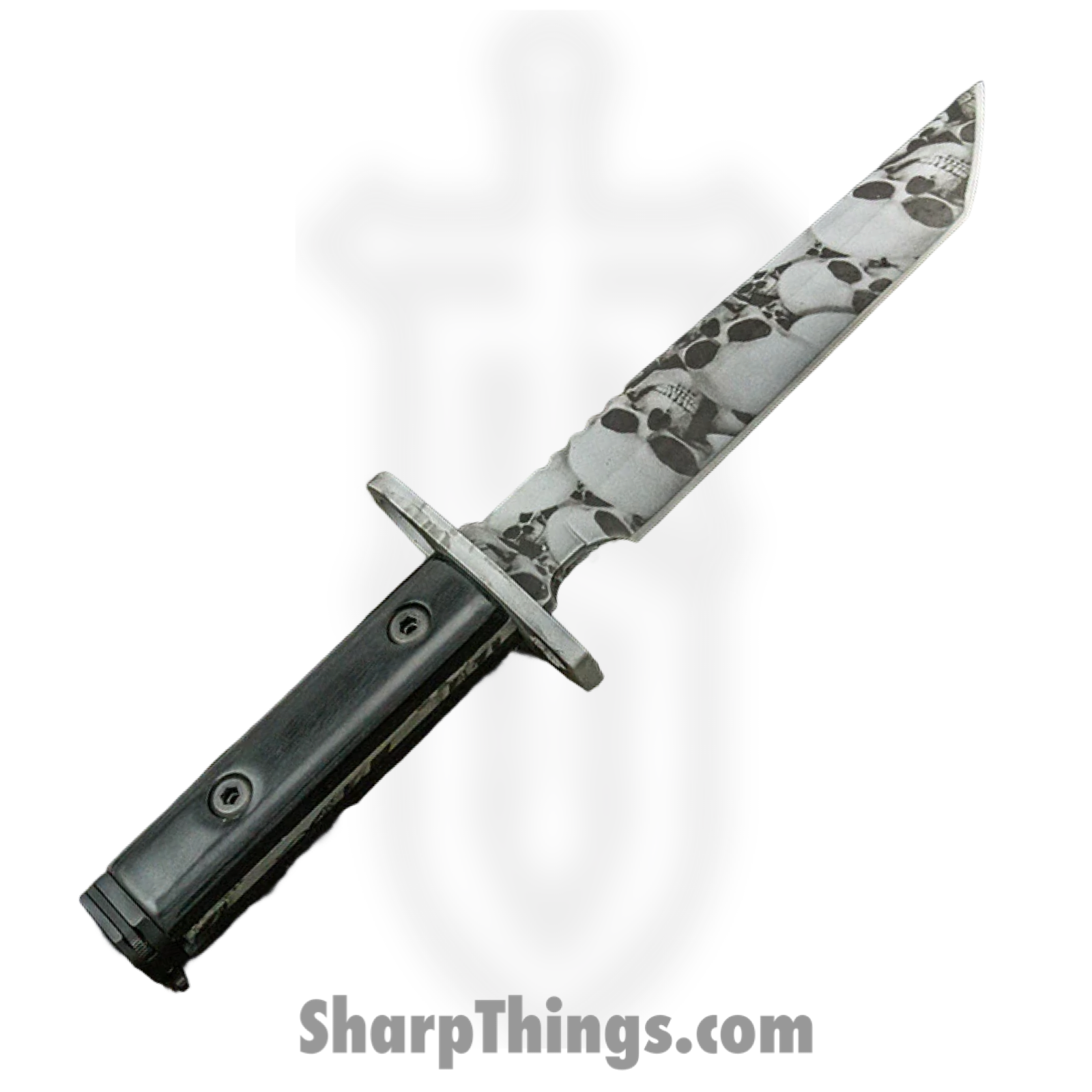 Shadow Ops - YF-01-SL - Undead AR-15 Bayonet - Fixed Blade Knife - Forged Steel Tanto - ABS - Black - Image 2
