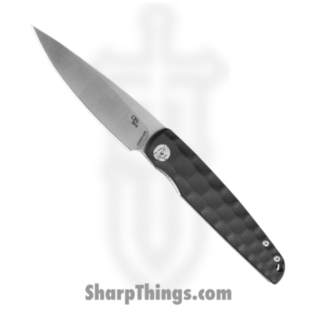 CH Knives – 3541G10BK – Tactical – Folding Knife – D2 Satin Spear Point – G10 – Black