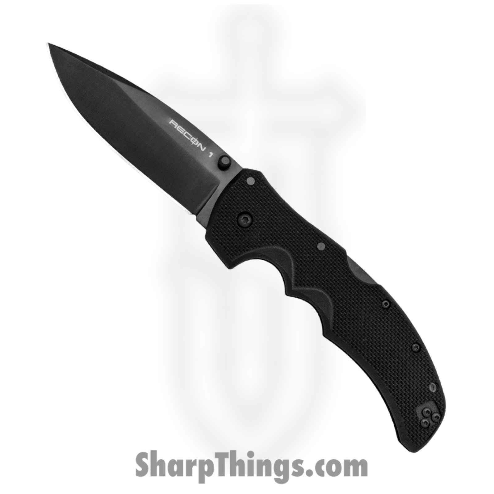 Cold Steel - CS27BS - Recon 1 - Folding Knife - CPM S35VN Coated Spear Point - G10 - Black