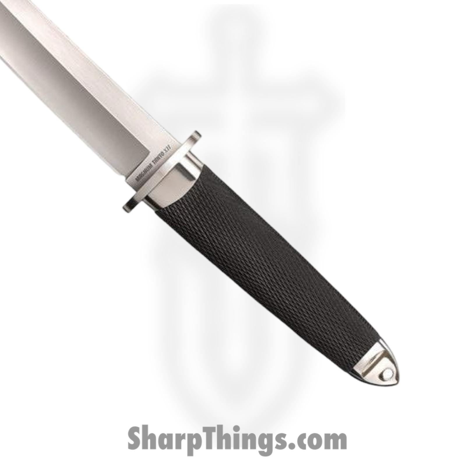 Cold Steel - CS35AE - Magnum XII San Mai - Fixed Blade Knife - VG-10 Satin Tanto - Kray-Ex - Black - Image 2