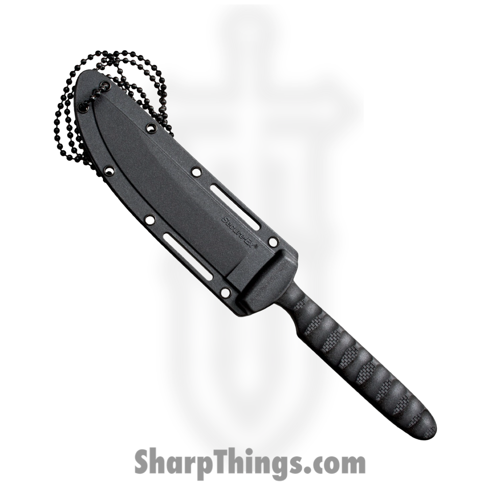 Cold Steel - CS53NBS - Bowie Spike - Fixed Blade Knife - 4116 SS Satin Clip Point - FRP - Black - Image 4