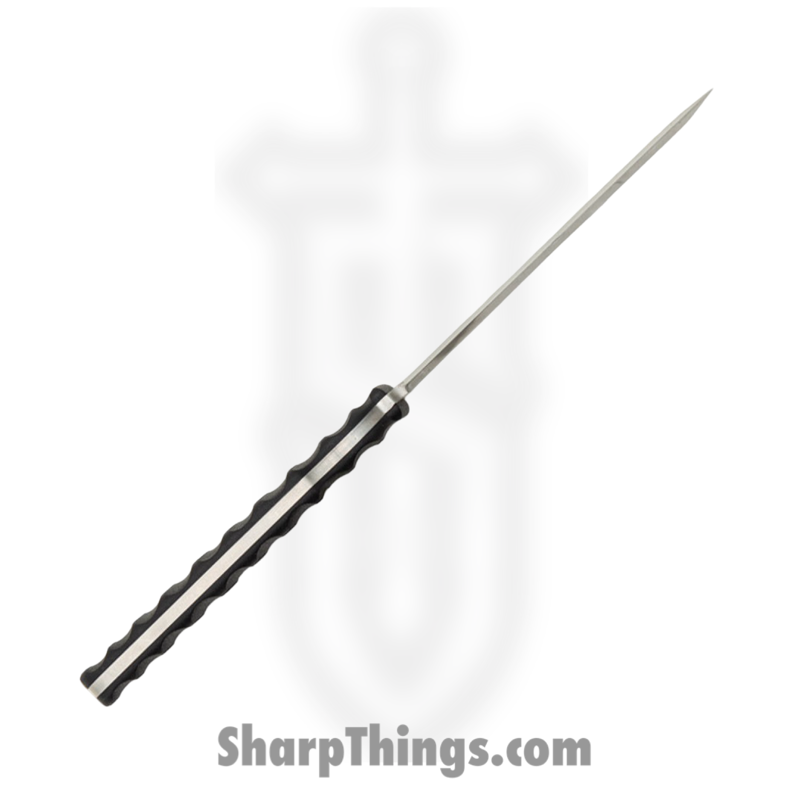 Cold Steel - CS53NHS - Tokyo Spike - Fixed Blade Knife - 4116 SS Stonewash Clip Point - Griv-Ex - Black - Image 3