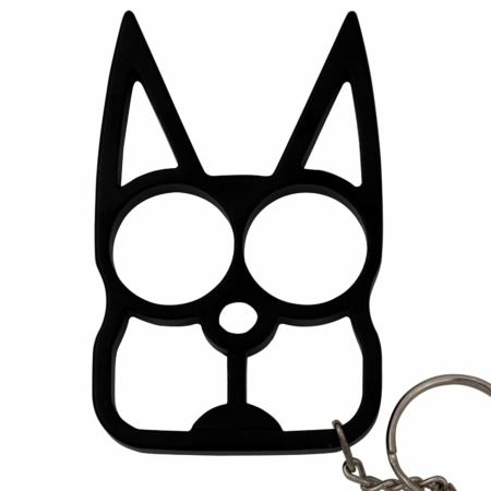 Misc – CT-009-BK – Cat Public Safety Keychain – Stainless Steel – Black
