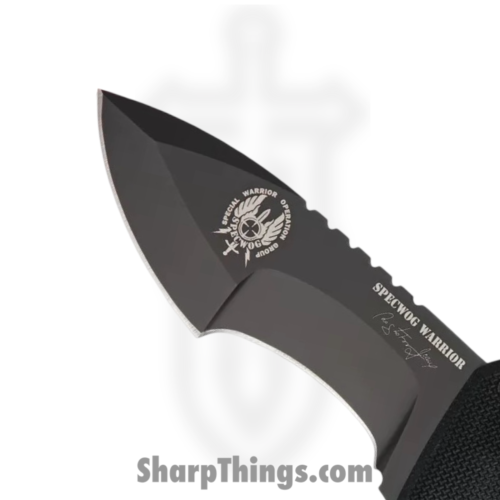 Fox Knives - FOX0171113 - Warrior Combat - Fixed Blade Knife - N690 Coated Drop Point - G10 - Black - Image 2