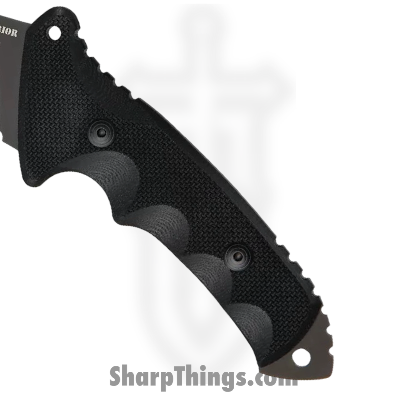 Fox Knives - FOX0171113 - Warrior Combat - Fixed Blade Knife - N690 Coated Drop Point - G10 - Black - Image 3