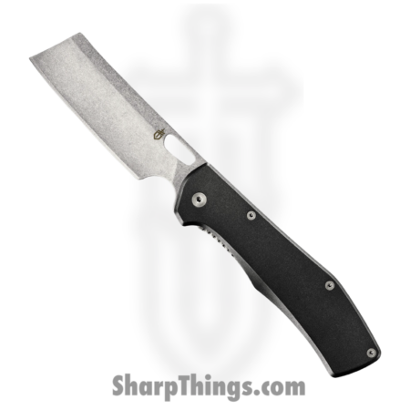 Gerber – G1494 – Flatiron – Folding Knife – 7Cr17MoV Stonewash Cleaver – Aluminum Stainless – Black