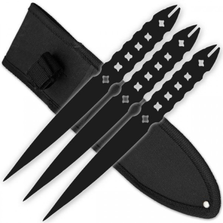 Tiger USA – tk-36- 3 Piece 9 Inch Throwing Knives – Black
