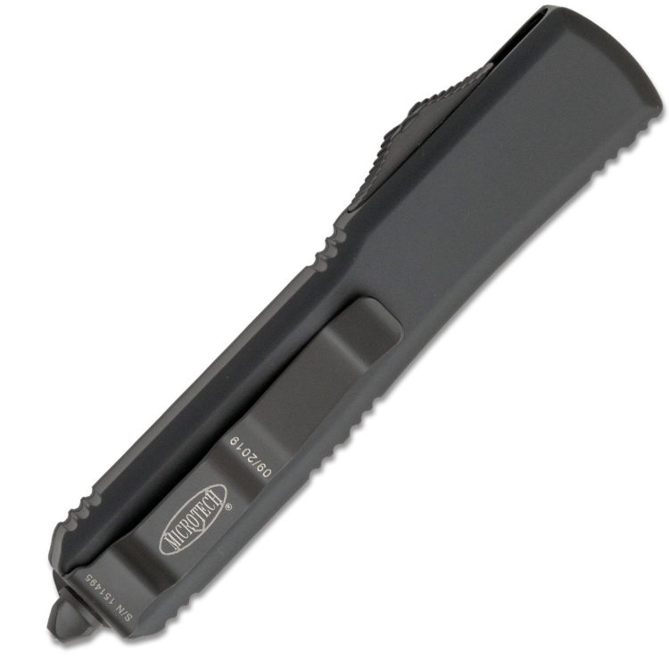 Microtech - 122-1T - Ultratech Tactical - OTF Auto - Black Dagger - 6061-T6 Aluminum - Black - Image 11