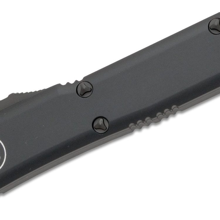 Microtech - 122-1T - Ultratech Tactical - OTF Auto - Black Dagger - 6061-T6 Aluminum - Black - Image 4