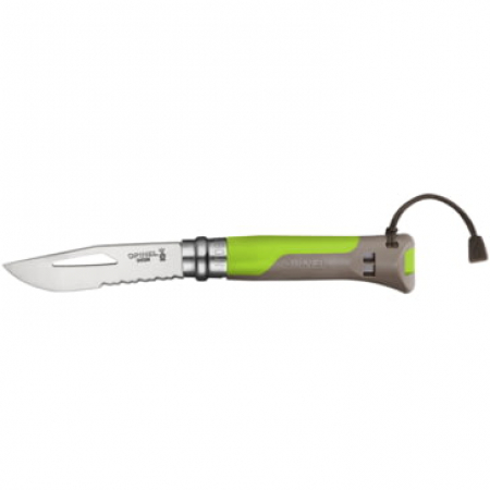 Opinel – OP01840GNGY – No 8 Folder – Green and Grey
