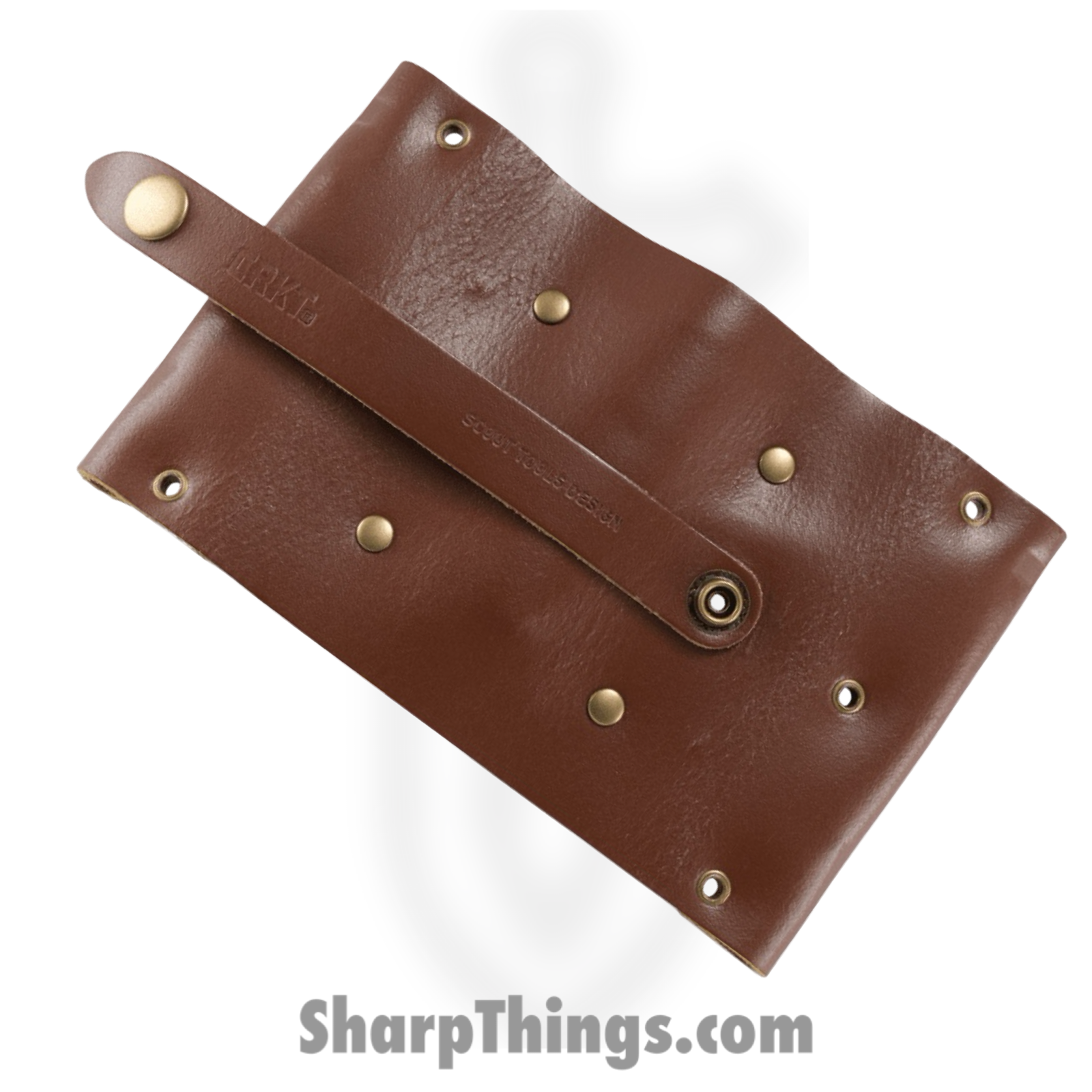 CRKT - 9911 - Hex Bit Driver Tool Roll - Leather - Brown - Image 2