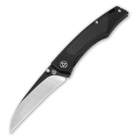 QSP Knife – Songbird QS115C Black Satin – CPM S35VN Titanium CF – Black