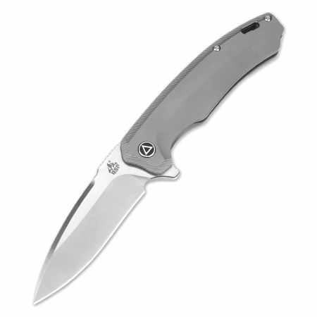 QSP Knife – Woodpecker QS116A II – M390 TI – Grey