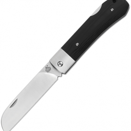 QSP Knife – Worker QS128A Sheepfoot – N690 G10 – Black