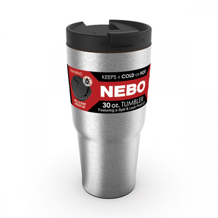 NEBO – NEB6551A – 30 Oz. Hot or Cold Tumbler w/ Cap