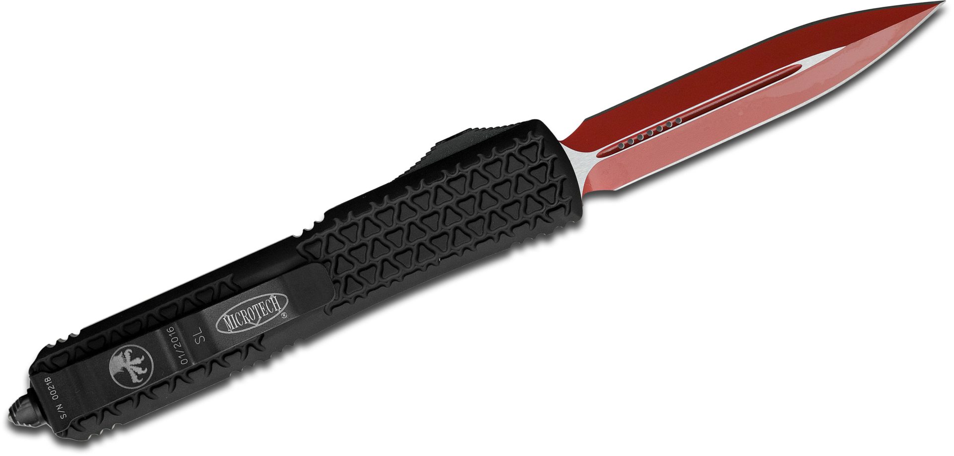Microtech - 122-1SL - Ultratech OTF Sith Lord D/E Tri-Grip - Red 