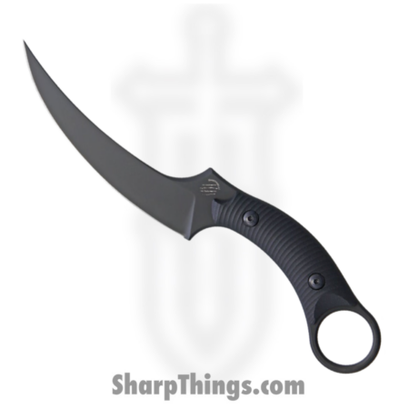 Bastinelli Creations – BAS206B – Mako –  Fixed Blade Knife – N690 PVD G10 – Black