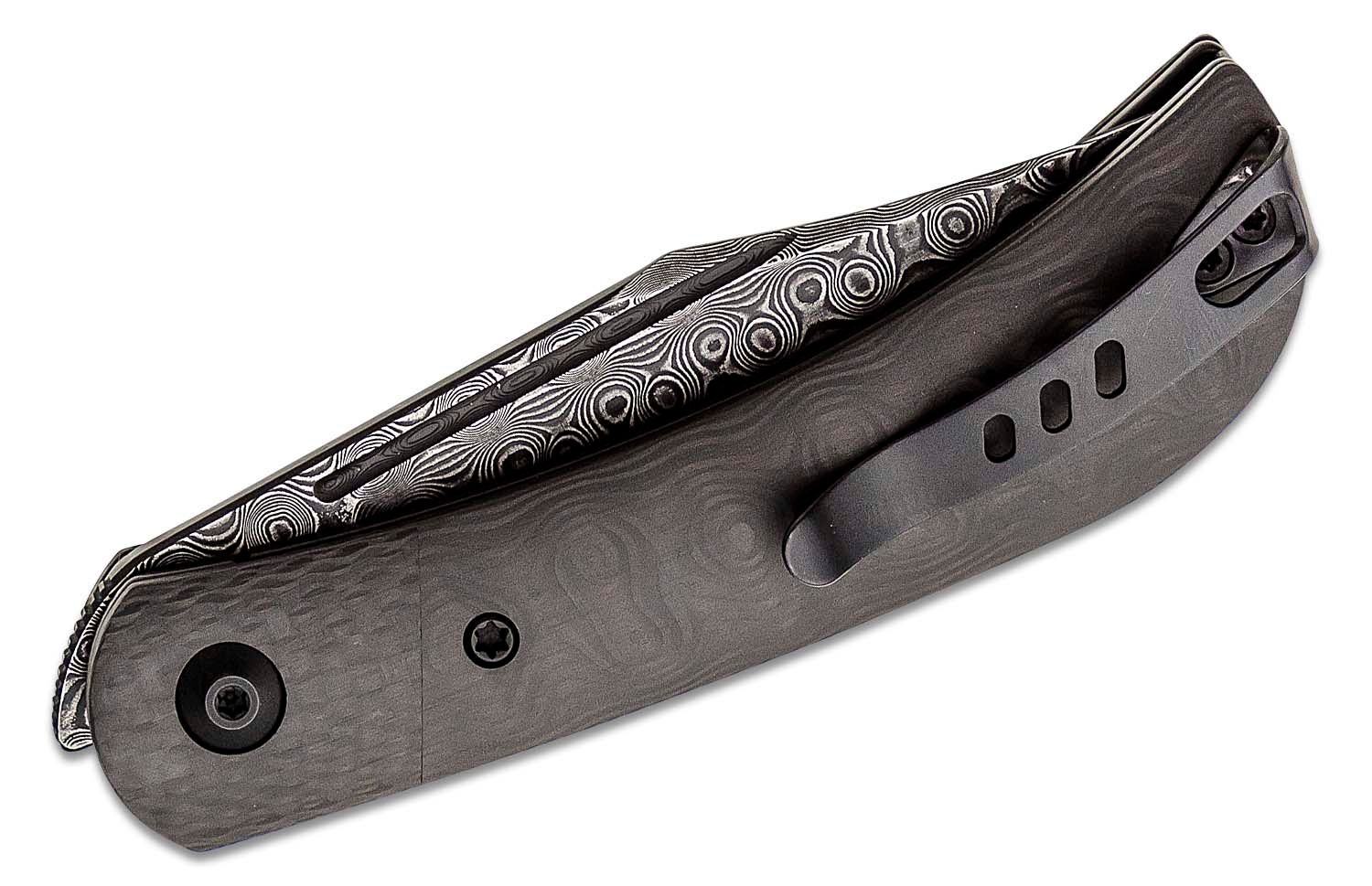 CIVIVI Knives - C19010C-DS3 - Appalachian Drifter II - CF Front Flipper - Damascus Clip Point - Image 10