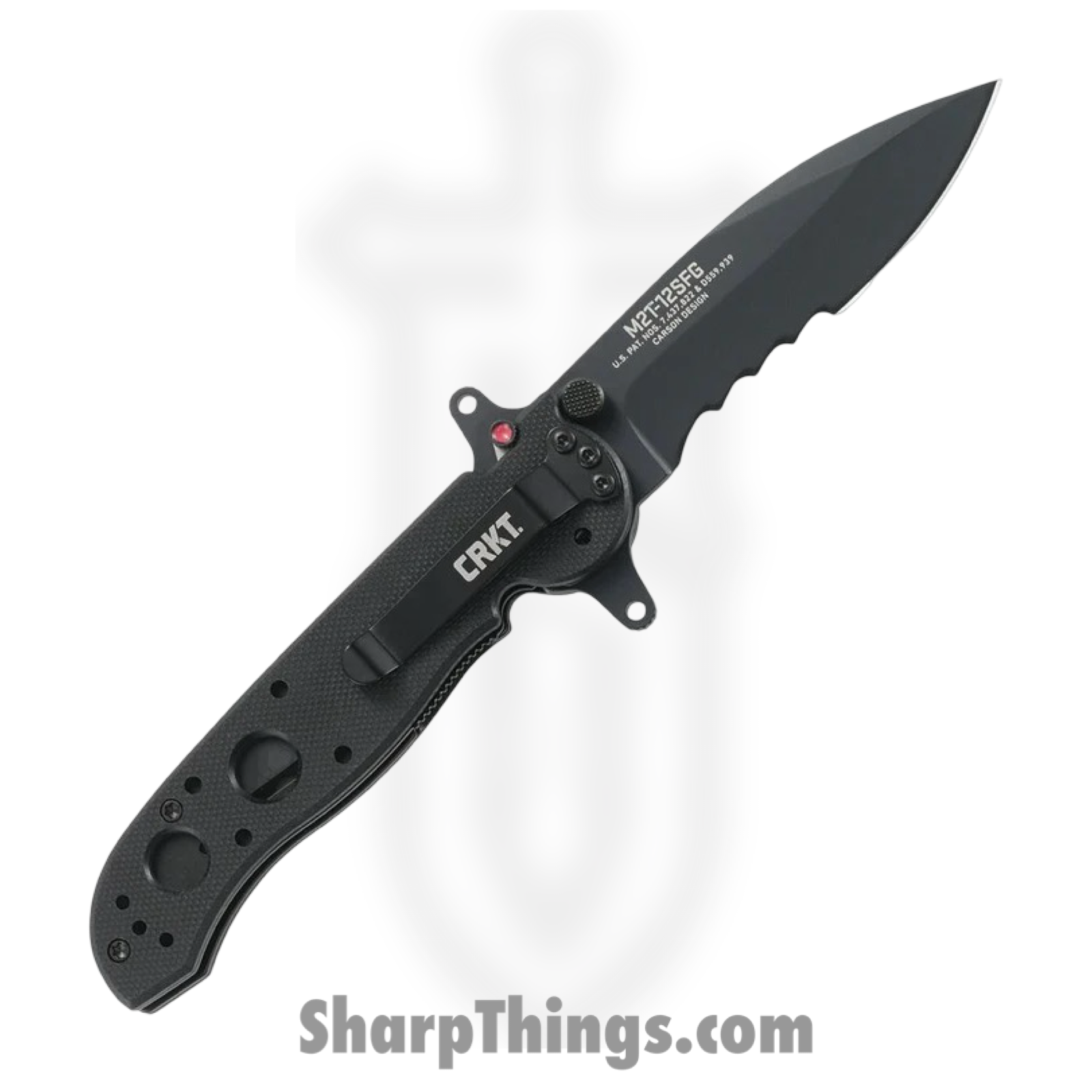 CRKT - M2112SFG - M21 - Folding Knife - 1.4116 Stainless Coated Spear Point P/S - G10 - Black - Image 2