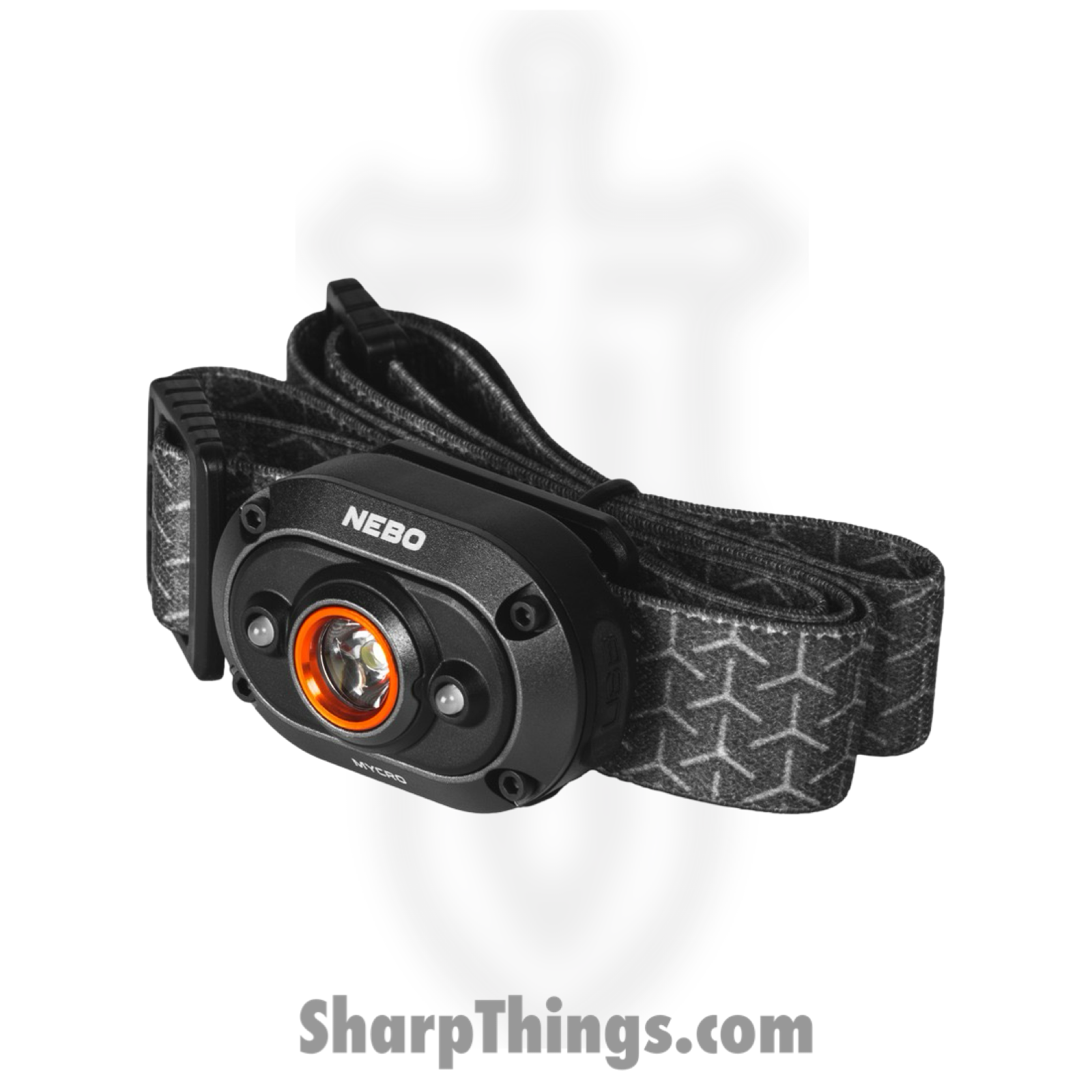 Nebo - NEB-HLP-0011 - Mycro 400 Lumen Rechargeable Headlamp - Aluminum Nylon - Black - Image 2