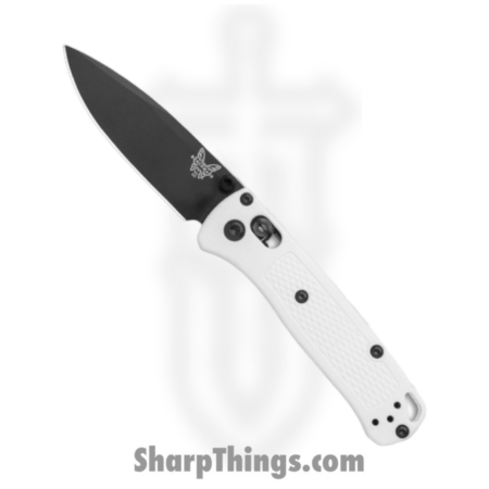 Benchmade – 533BK-1 – Mini Bugout – Folding Knife – S30V Coated Drop Point – Grivory – White
