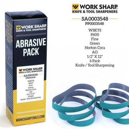 Work Sharp – SA0003548 – WSKTS P600 Abrasive Belt Bulk Pack