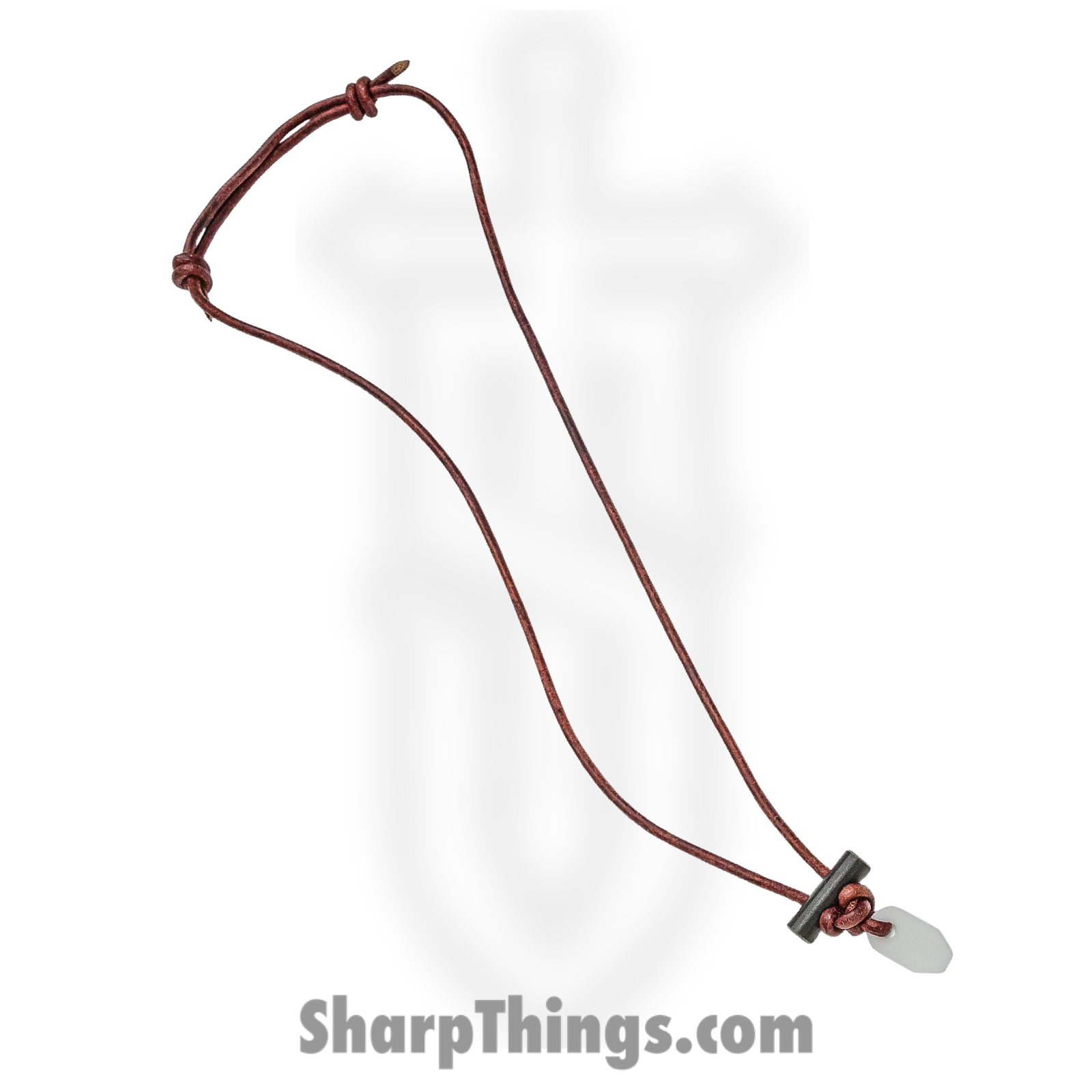 Wazoo Survival Gear - WSG001 - Bushcraft Firestarter Necklace - Leather