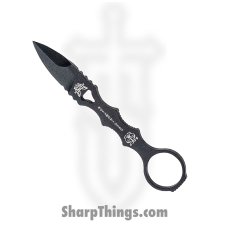 Benchmade – 177BK – Mini SOCP – Fixed Blade Knife – 440 SS Coated Dagger – Black