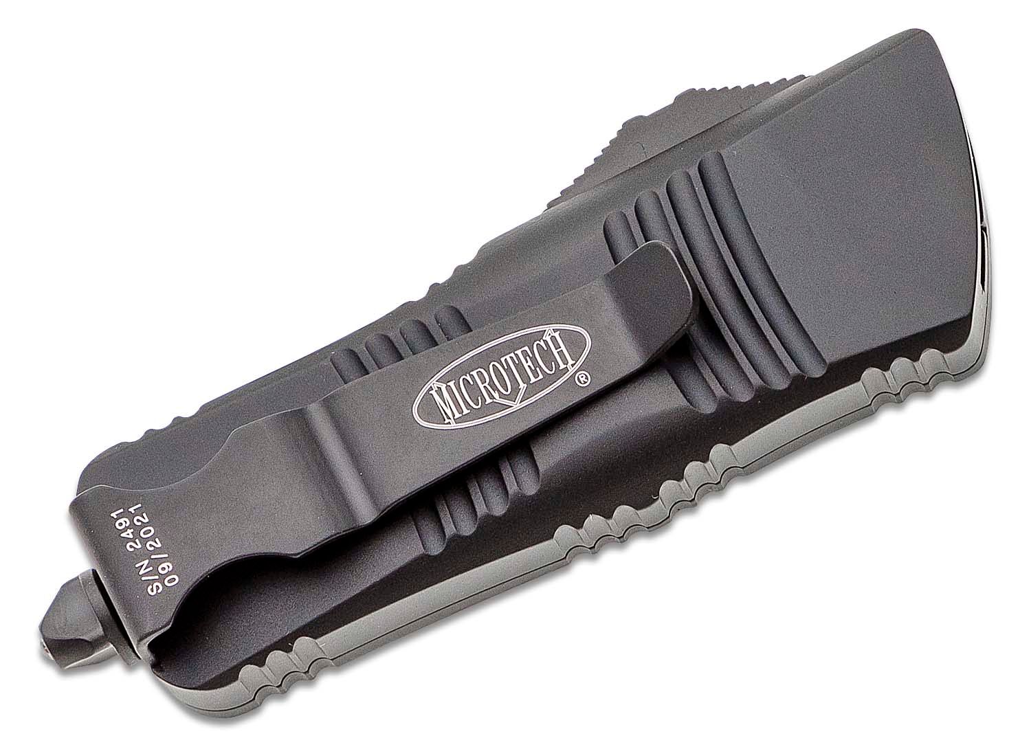 Microtech - 238-1T - Troodon Mini Tactical - OTF Auto - CTS-204P Two Tone Dagger - 6061-T6 Aluminum - Black - Image 9