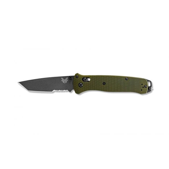 Benchmade - 537SGY-1 - Bailout - Folding Knife - CPM M4 Coated Tanto P/S - 6061-T6 Aluminum - Green - Image 4