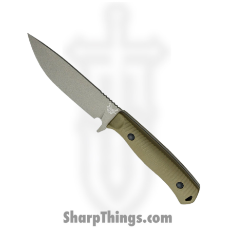 Benchmade – 539GY – Anonimus – Fixed Blade Knife – CPM CruWear Coated Drop Point – G10 – Green
