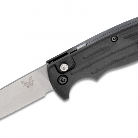 Benchmade – 2551 – Mini Reflex II – Automatic Knife – 154CM Satin Drop Point – 6061-T6 Aluminum – Black