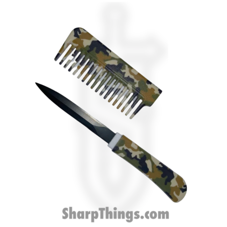VOC – CKCM2 – Comb Knife – Fixed Blade Knife – Steel Coated Dagger – ABS – Camo