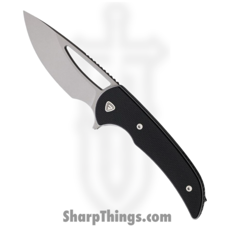 Ferrum Forge – FF004VB – Mini Archbishop – Folding Knife – Nitro-V Stonewash Drop Point – Stainless G10 – Black