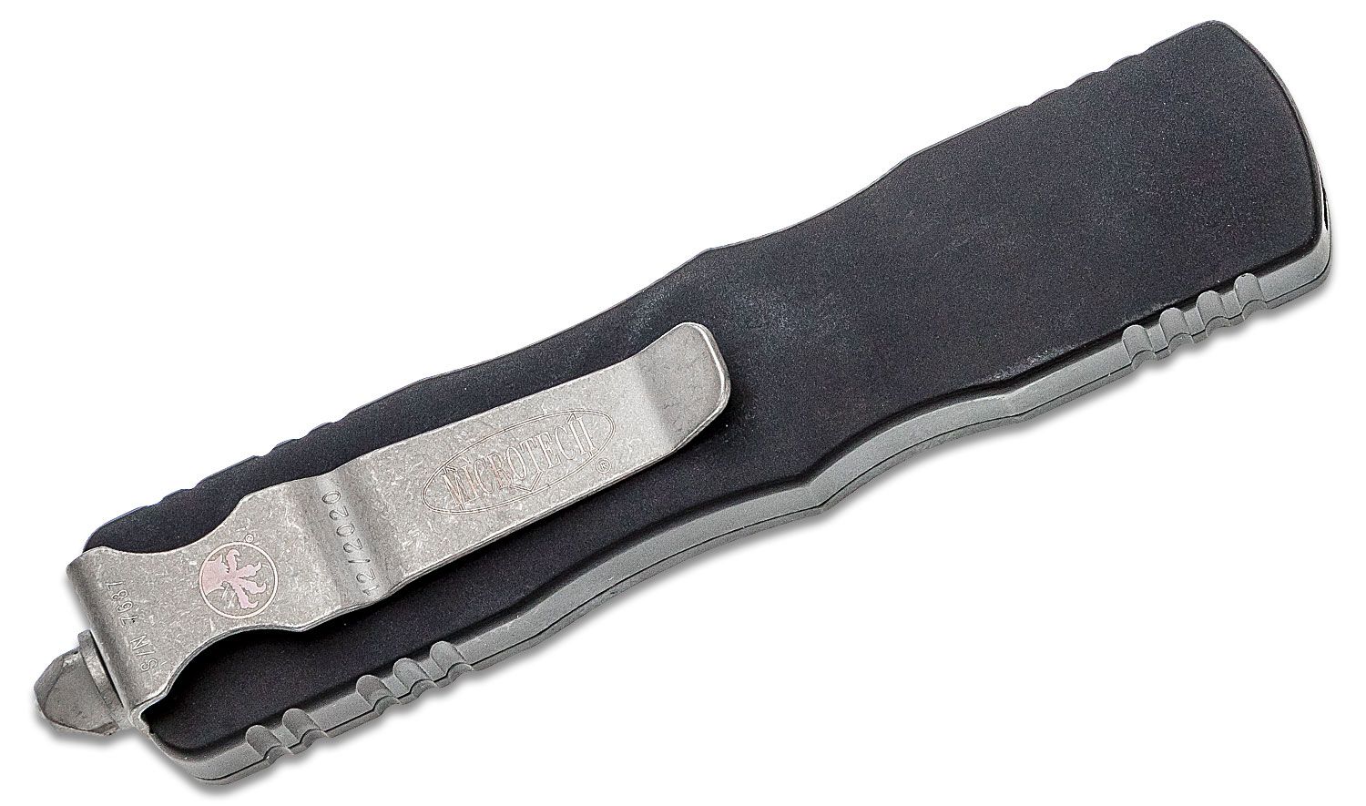 Microtech - 225-10AP - Dirac D/E - OTF Auto - Apocalyptic Dagger - 6061-T6 Aluminum - Black - Image 7